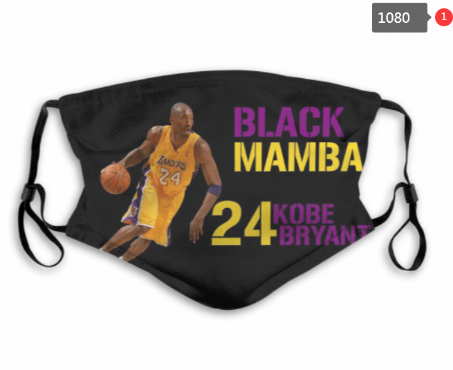 NBA Los Angeles Lakers #4 Dust mask with filter->nba dust mask->Sports Accessory